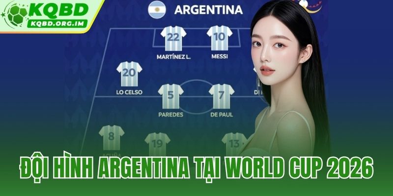 đội hình Argentina tại World Cup 2026