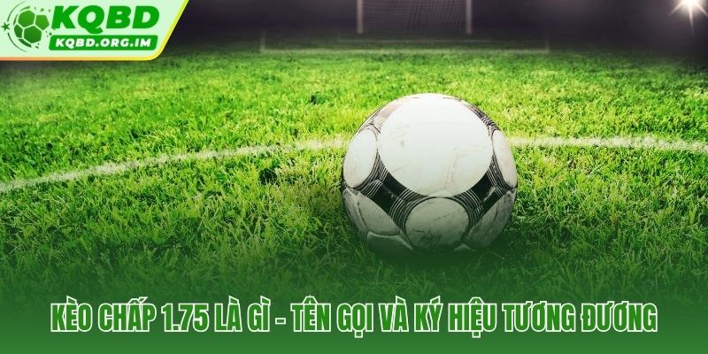 Kèo chấp 1.75 và các ký hiệu trái rưỡi hai trái trên bảng tỷ lệ