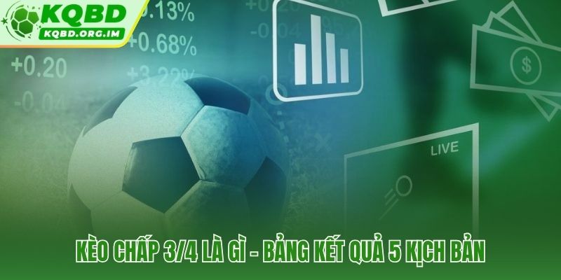Kèo chấp 3/4 và 5 kịch bản tỷ số quyết định ăn thua